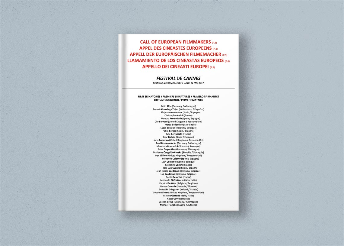 Llamamiento de los cineastas europeos