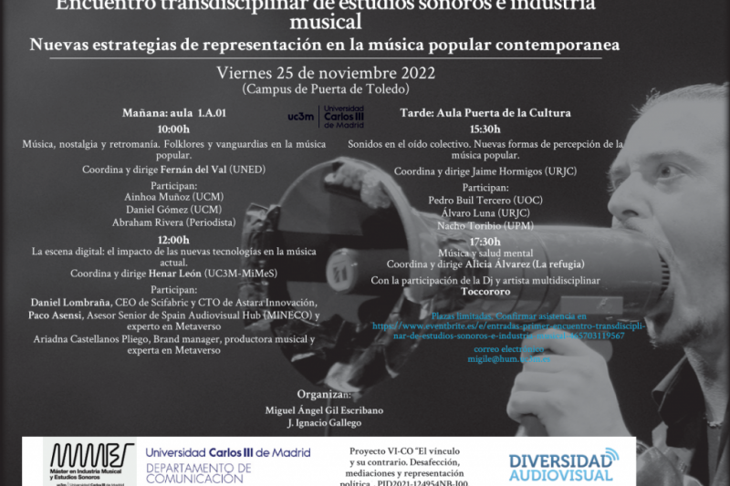 Encuentro Transdisciplinar sobre Estudios Sonoros e Industria Musical
